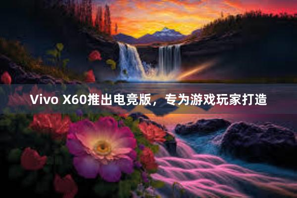 Vivo X60推出电竞版，专为游戏玩家打造